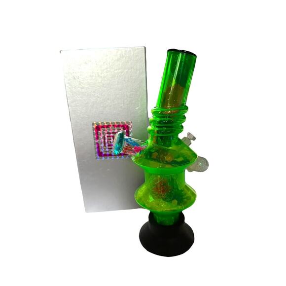 New Mikio Japan Science Green Microscope Kaleidoscope Oil Tube Three Mirror - Picture 1 of 9